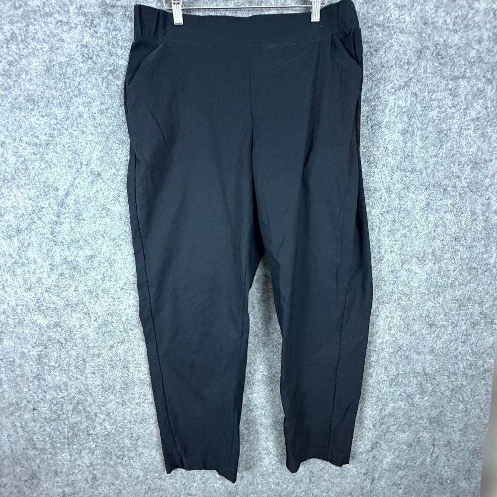 Modern Ambition Ankle Pants Womens XL Black Stretch Wrinkle Resistant Travel